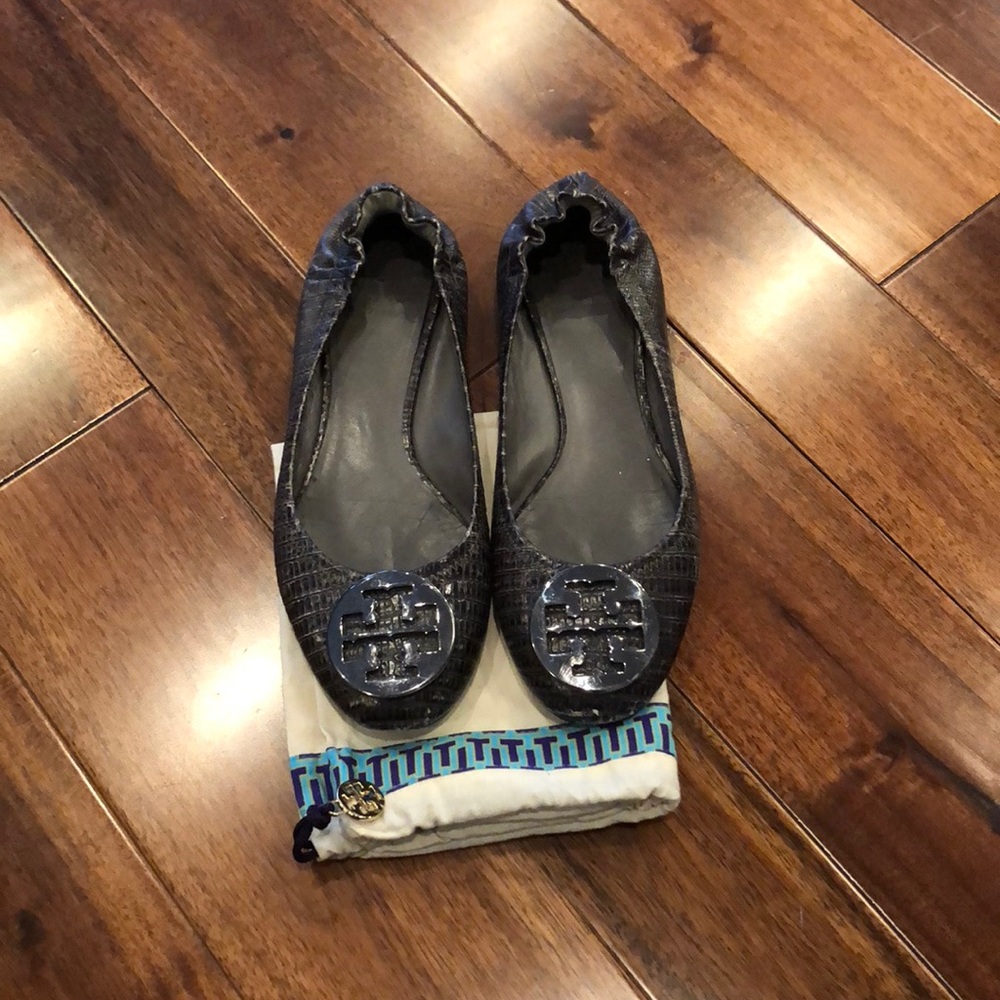 Lizard Tory Burch Reva Flats